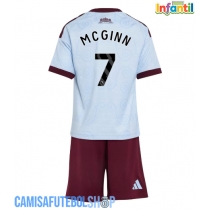 Camisa de time de futebol Aston Villa John McGinn #7 Replicas 3º Equipamento Infantil 2026-27 Manga Curta (+ Calças curtas)
